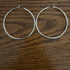 Nine West Gold Hoop Earrings